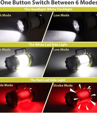 Akumulatorowa Lampa Kempingowa LED, 2 szt. — zdjęcie 2
