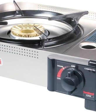 Iwatani 35FW Single-Burner Butane Portable Cooktop Indoor & Outdoor Cooking Stove Medium