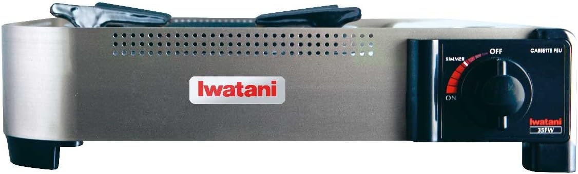 Iwatani 35FW Single-Burner Butane Portable Cooktop Indoor & Outdoor Cooking Stove Medium - Image 2