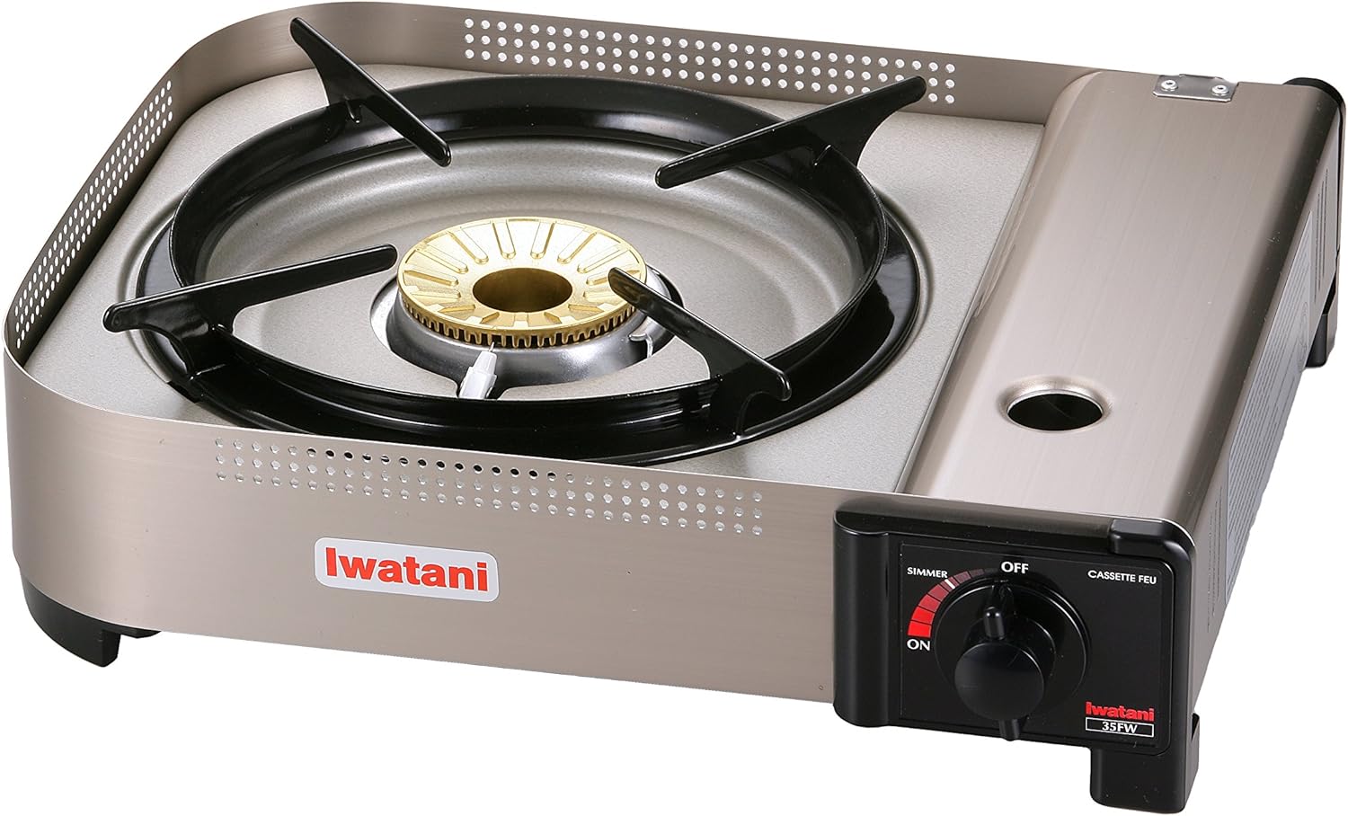 Iwatani 35FW Single-Burner Butane Portable Cooktop Indoor & Outdoor Cooking Stove Medium - Image 4
