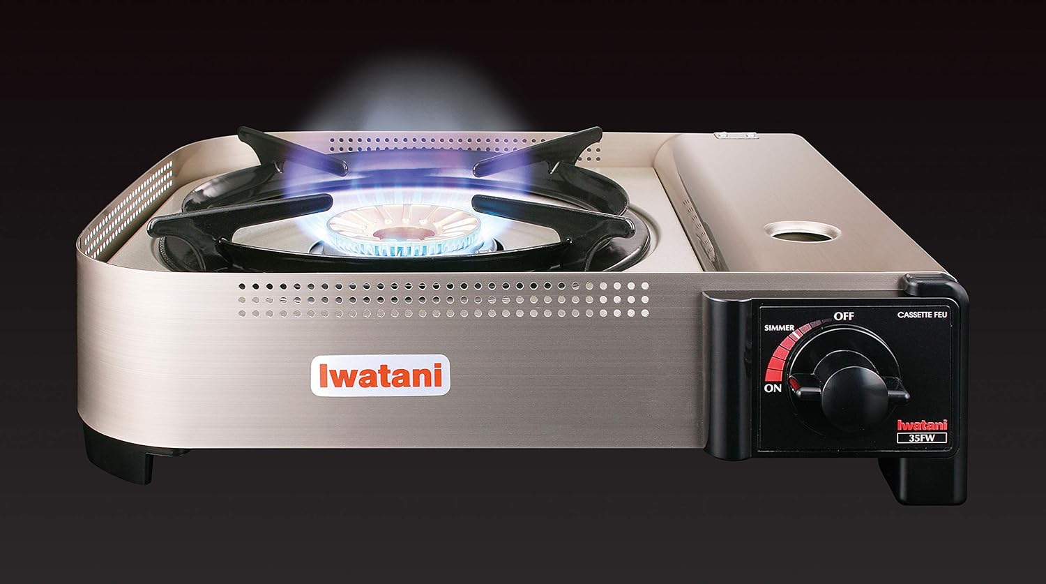 Iwatani 35FW Single-Burner Butane Portable Cooktop Indoor & Outdoor Cooking Stove Medium - Image 7