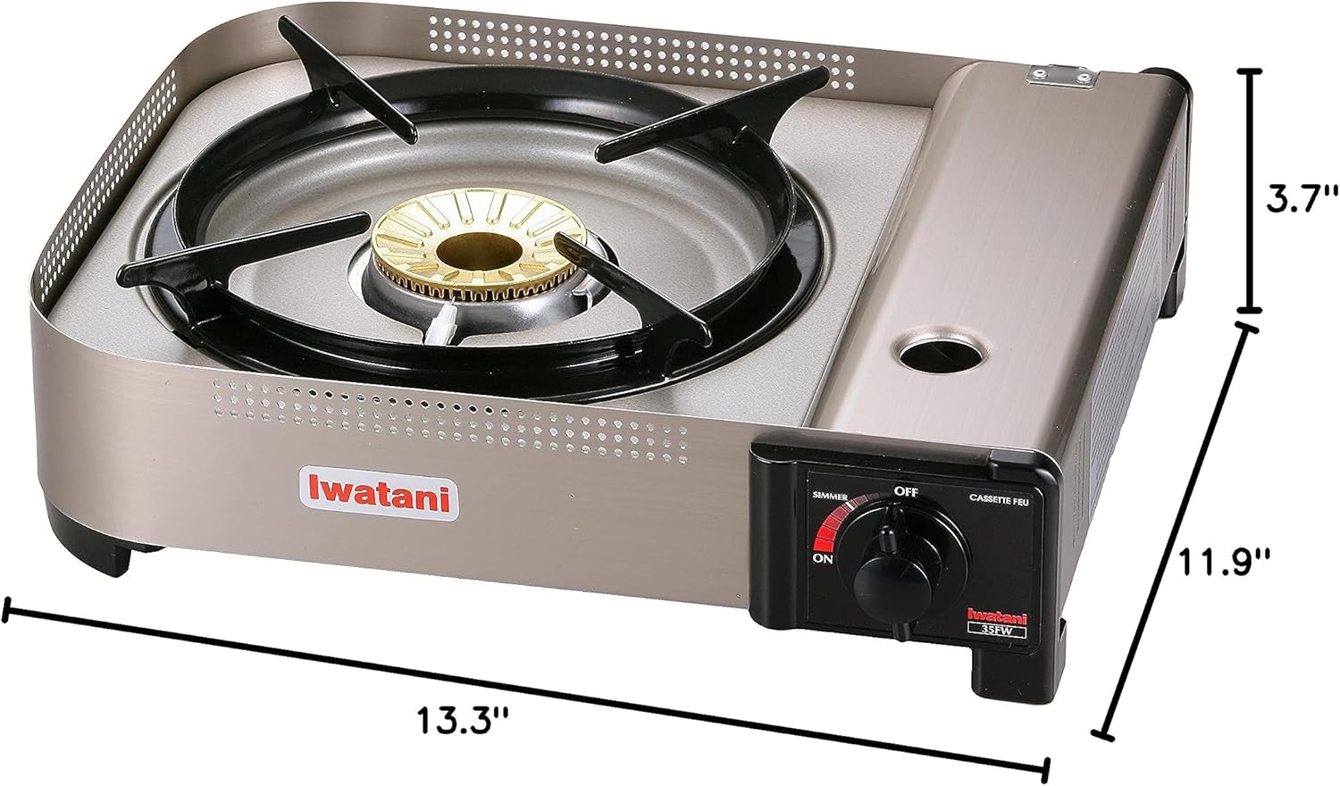 Iwatani 35FW Single-Burner Butane Portable Cooktop Indoor & Outdoor Cooking Stove Medium - Image 10