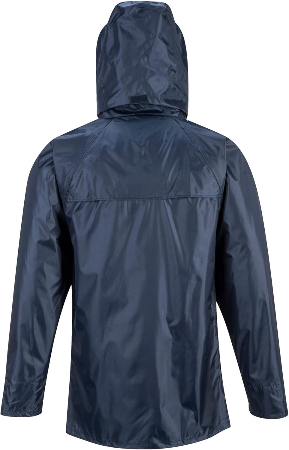 Portwest US440 Classic Waterproof Rain Jacket wth Pack Away Hood & Sealed Seams, Navy, Medium - Image 2