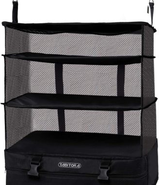 Portable Hanging Travel Shelves Bag Packing Cube Organizer Suitcase Storage Large Capacity